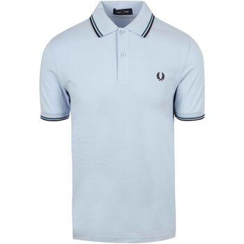 Fred Perry T-shirt  M3600 Polo Lichtblauw Y58
