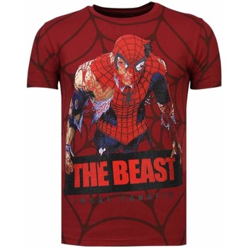 Local Fanatic T-shirt Korte Mouw  The Beast Spider Rhinestone