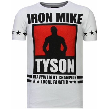 Local Fanatic T-shirt Korte Mouw  Iron Mike Tyson Rhinestone