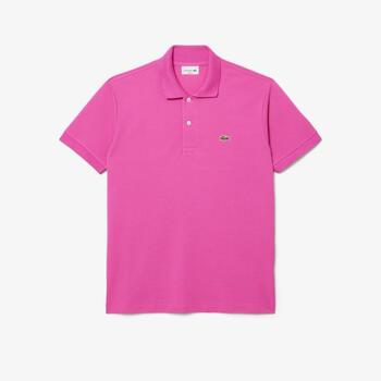Lacoste T-shirt  L1212 SHORT SLEEVED RIBBED COLLAR S