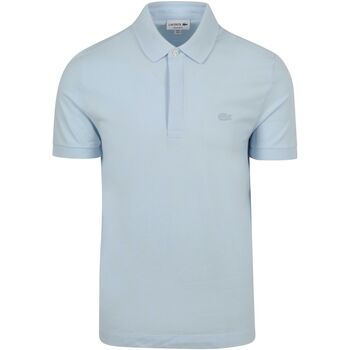 Lacoste T-shirt  Poloshirt Paris Pique Lichtblauw