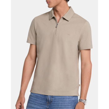 MICHAEL Michael Kors T-shirt Korte Mouw  CS552HOHFK SLEEK PIQUE SS ZIP