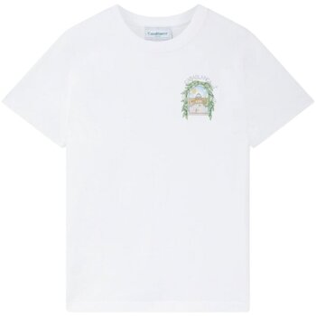 Casablanca T-shirt Korte Mouw  MPF24-JTS-001-15-EX-FLANNELS