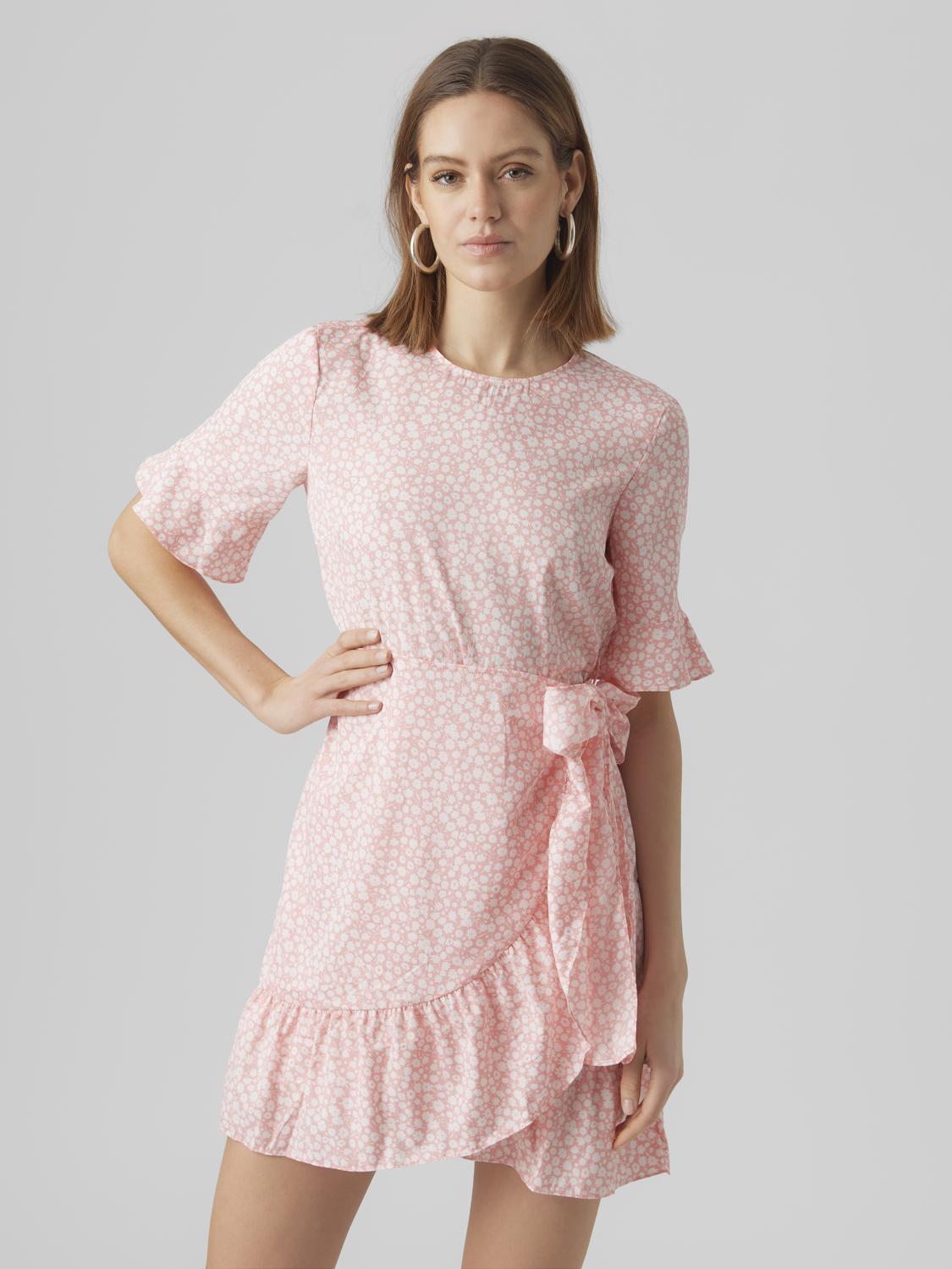 Vero Moda Vmhenna 2/4 o-neck short dress noos