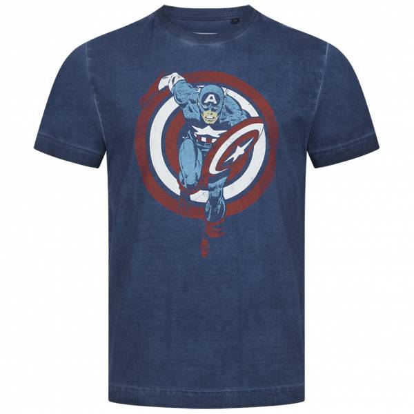 Lizenz Captain America MARVEL Schildlading Heren T-shirt FBMTS715VNY