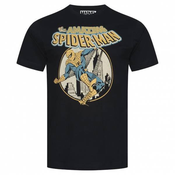 Lizenz SPIDERMAN MARVEL City Slinger Heren T-shirt FBMTS791BLK