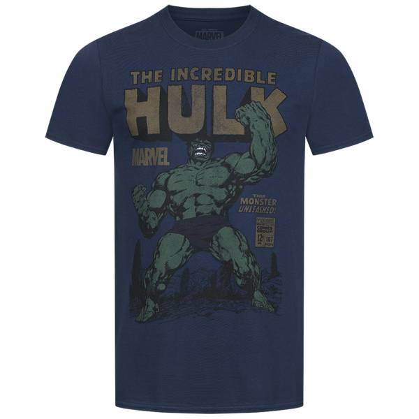 Lizenz HULK Rage MARVEL Heren T-shirt FBMTS310NVY