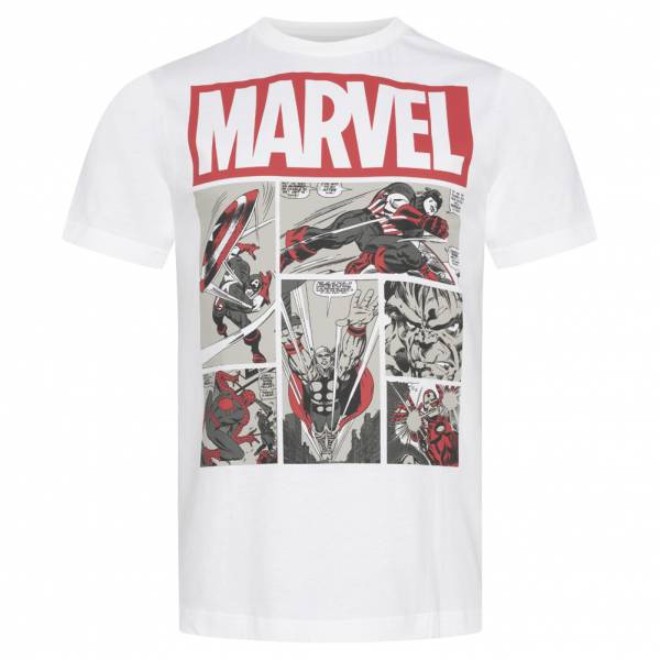 Lizenz MARVEL Heroes Comics Heren T-shirt FBMTS301WHT