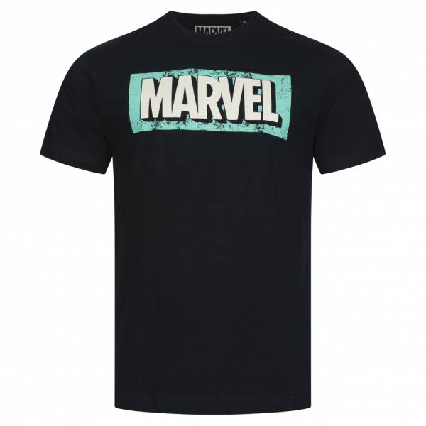 Lizenz MARVEL Retro Logo Heren T-shirt FBMTS750BLK