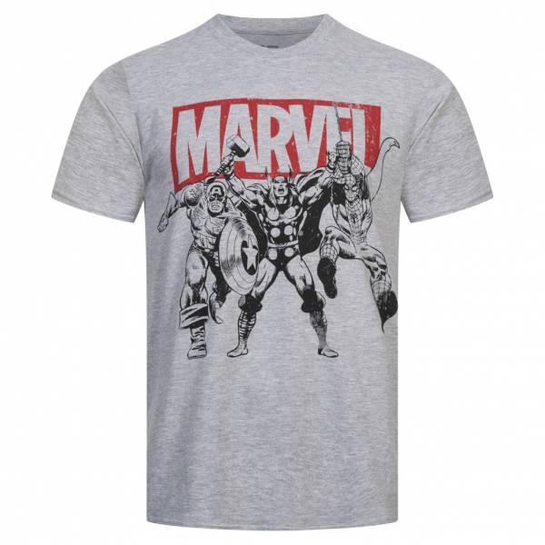 Lizenz MARVEL Trio Heroes Heren T-shirt FBMTS302SPO