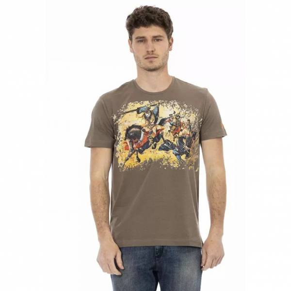 TRUSSARDI Action Heren History T-shirt Bruin 2AT09003