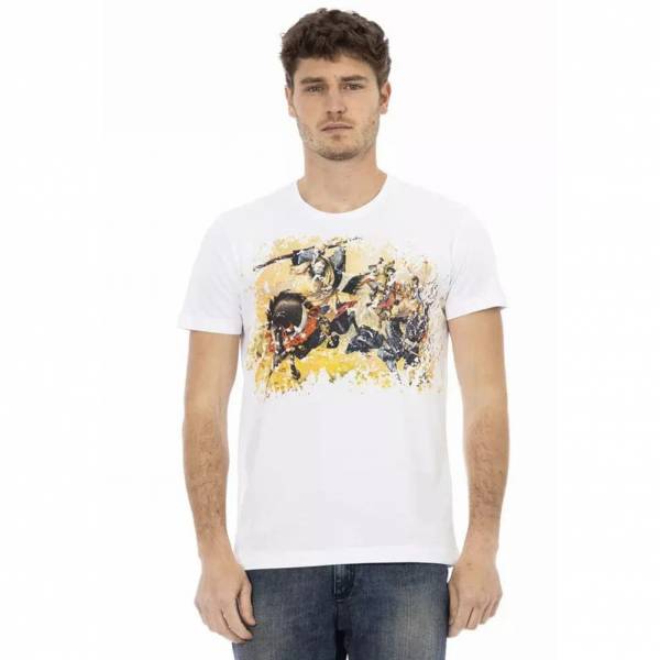 TRUSSARDI Action Heren History T-shirt Wit 2AT09001
