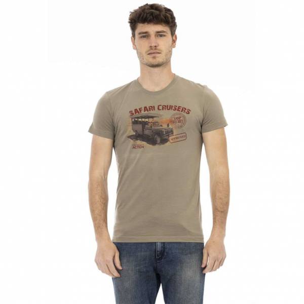 TRUSSARDI Action Heren Safari Cruisers T-shirt Groen 2AT02B055