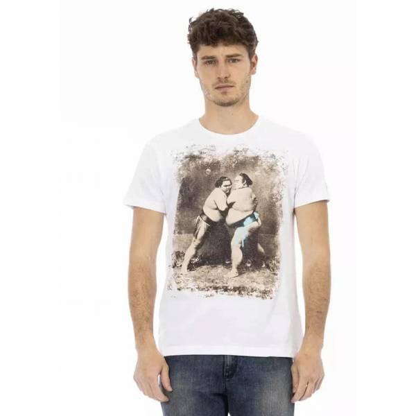 TRUSSARDI Action Heren Sumo T-shirt Wit 2AT07002