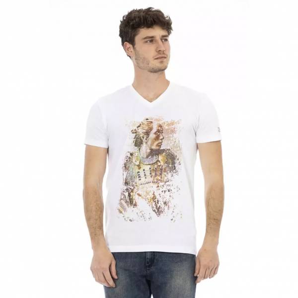 TRUSSARDI Action Heren T-shirt Wit 2AT08001
