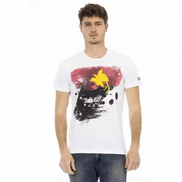 TRUSSARDI Action Heren T-shirt Wit 2AT16001