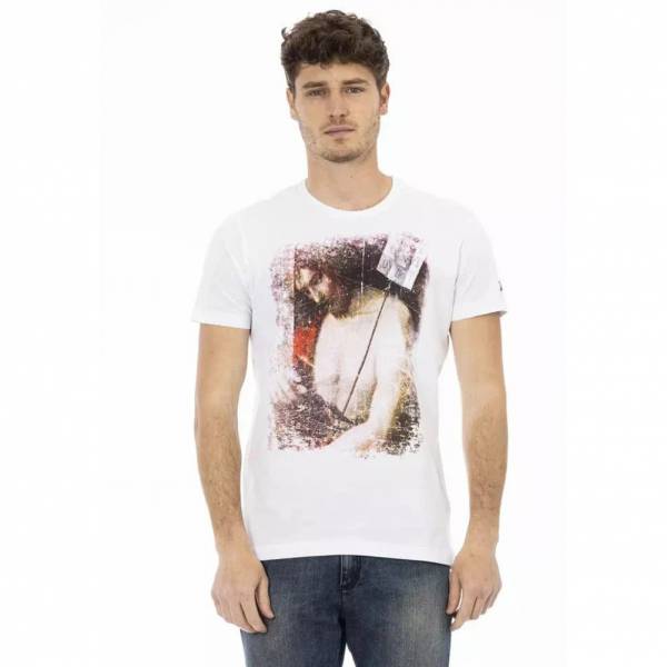 TRUSSARDI Action Heren T-shirt Wit 2AT20001