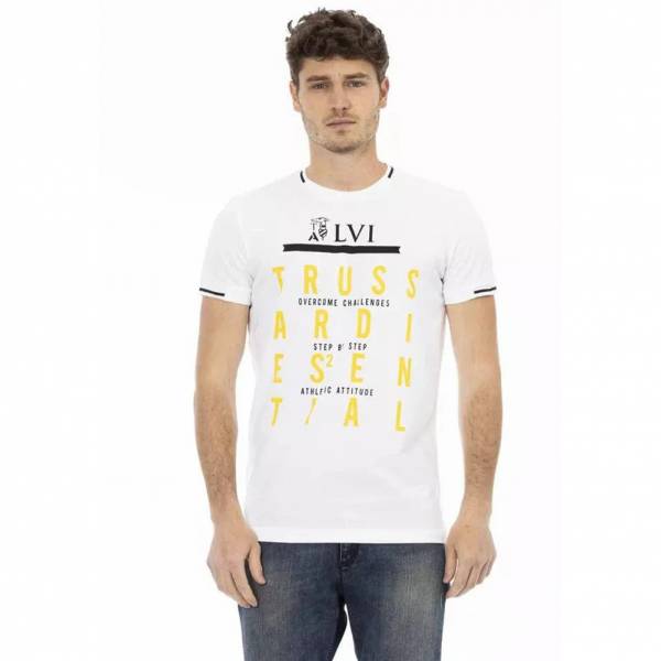 TRUSSARDI Action Heren T-shirt Wit 2AT22001