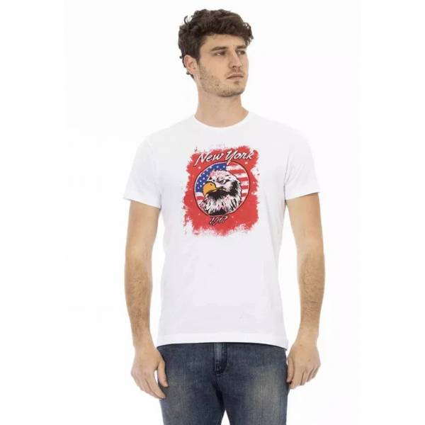 TRUSSARDI Action Heren T-shirt Wit 2AT23001