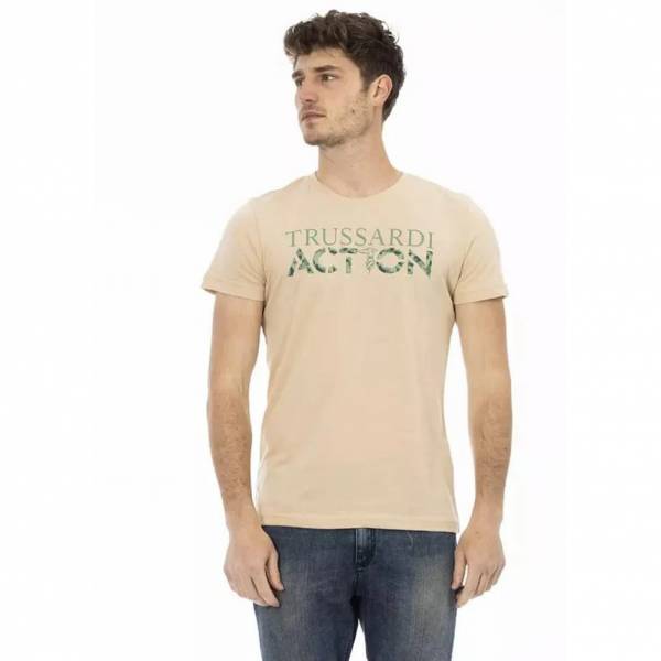 TRUSSARDI Action Heren T-shirt Zand 2AT02004