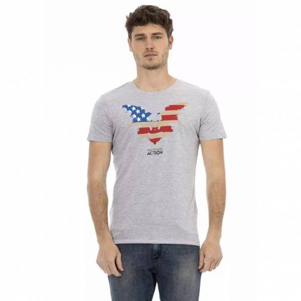 TRUSSARDI Action Heren VS T-shirt Grijs 2AT02F013