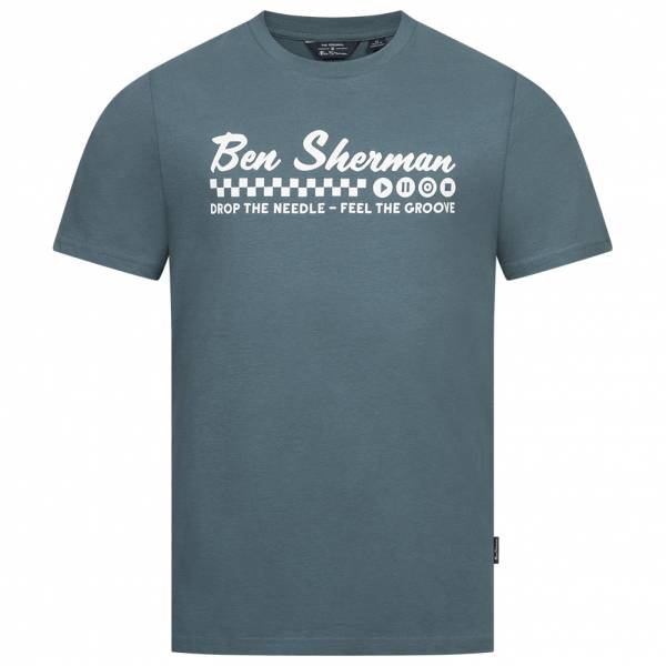 Ben Sherman Feel the Groove Heren T-shirt 1012965-GROENBLAUW