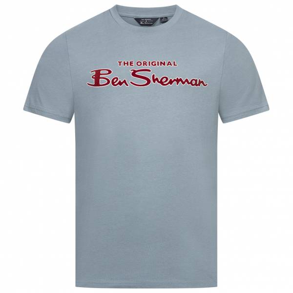 Ben Sherman Flocked Logo Heren T-shirt 0076268-BENZINE