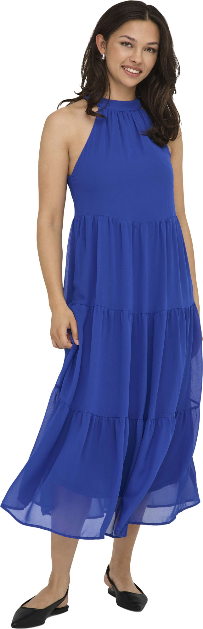 Only Onlpetra life halter neck ank dress wvn surf the w