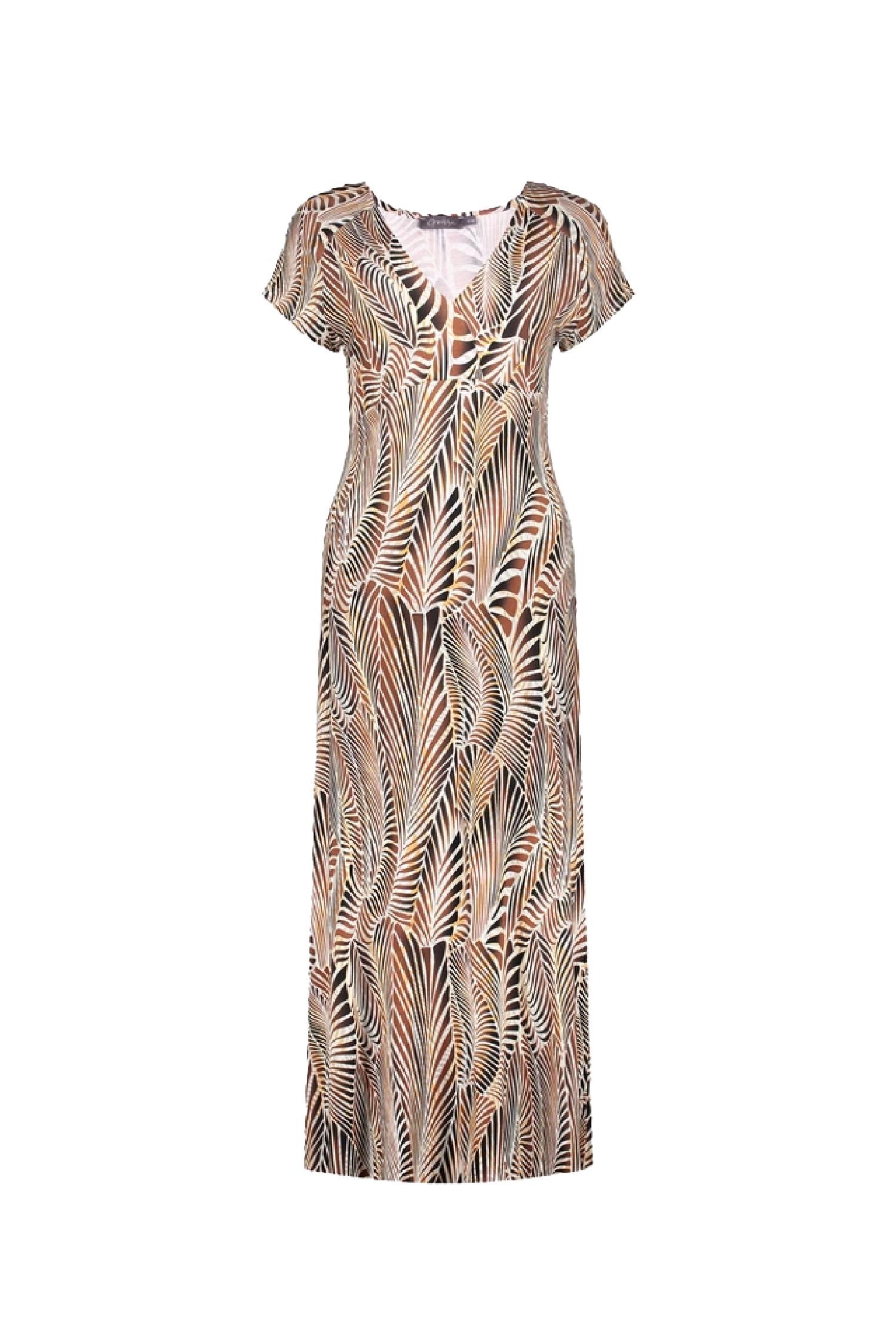 Geisha 57134-60 jane dress long aop