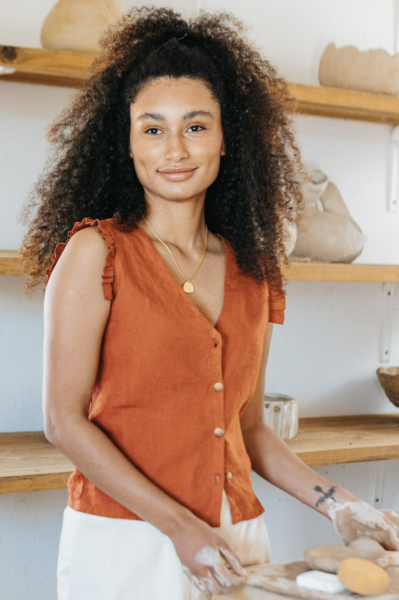 NÃ¤z Damen vegan Top Bella Red