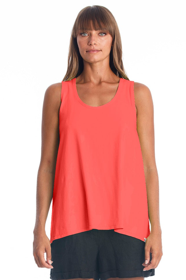 RAVENS VIEW IBIZA Damen vegan Top Easy Radiant Red