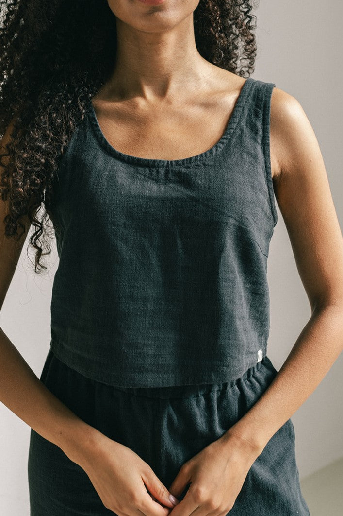 The View Yoga Damen vegan Top Rio Schwarz