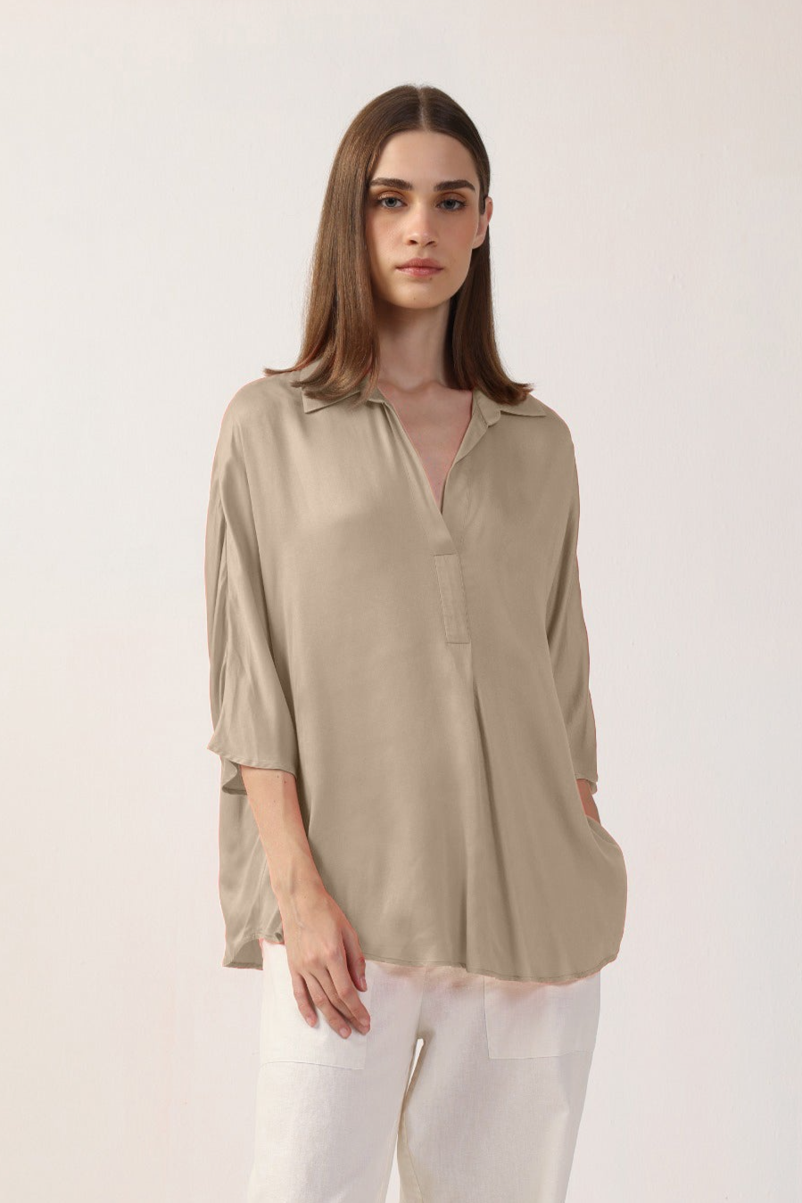 Neu Nomads Damen vegan Bluse Jasmine Stone
