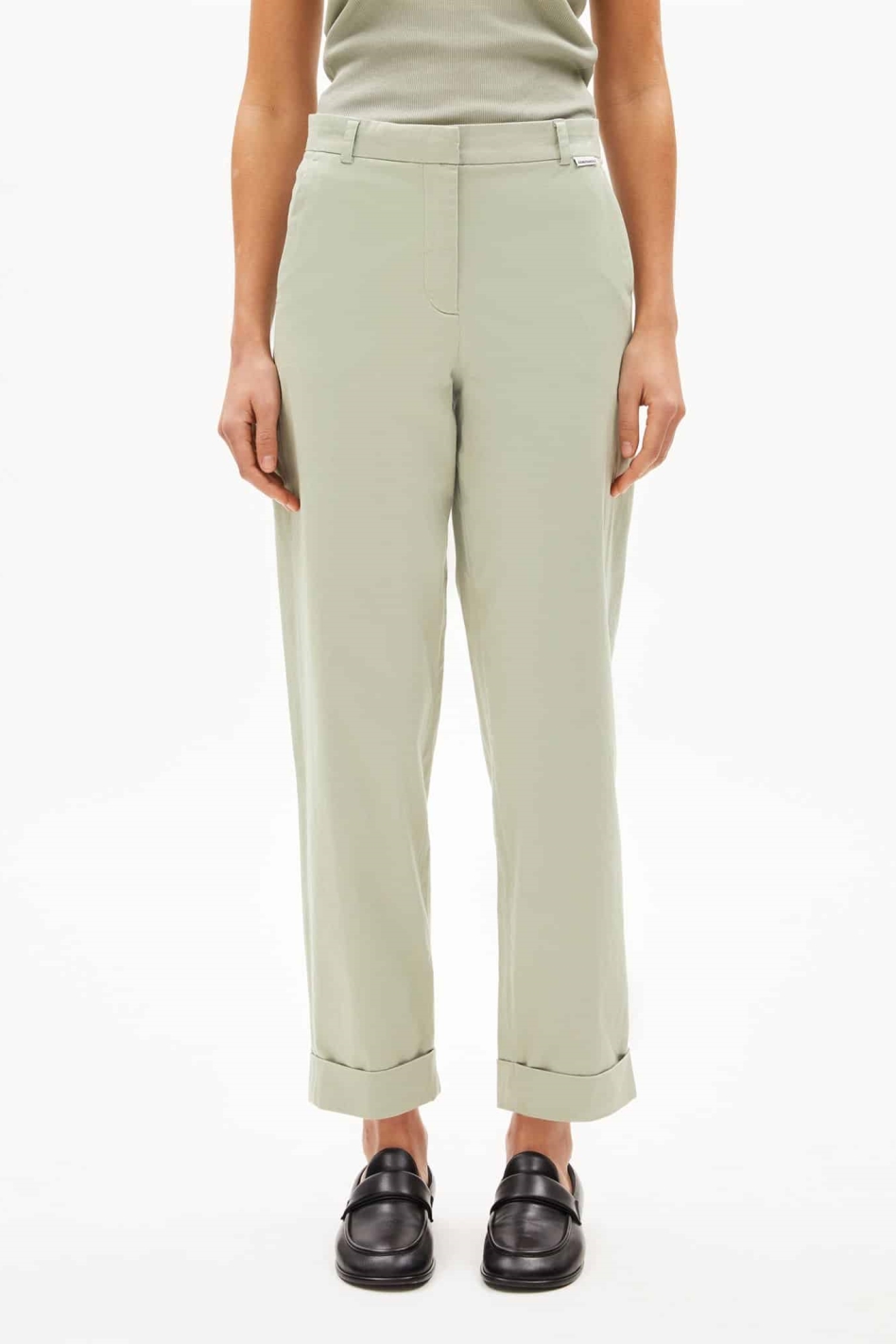 ARMEDANGELS Damen vegan Hose Kaadwi GrÃ¼n