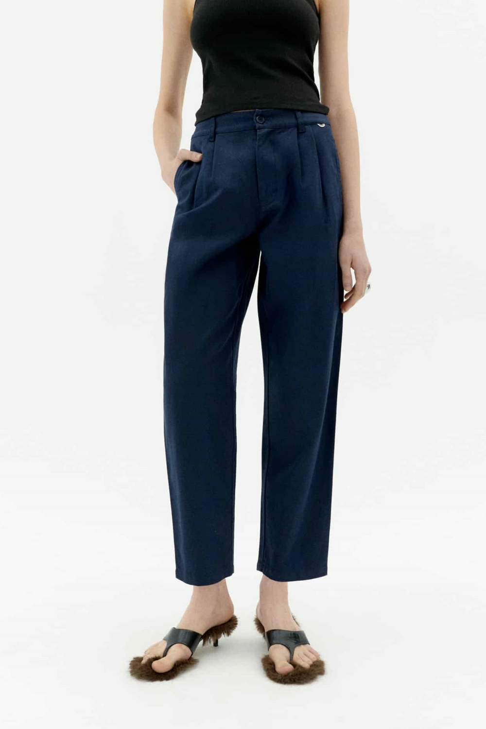 Thinking mu Damen vegan Hose Rina Navy