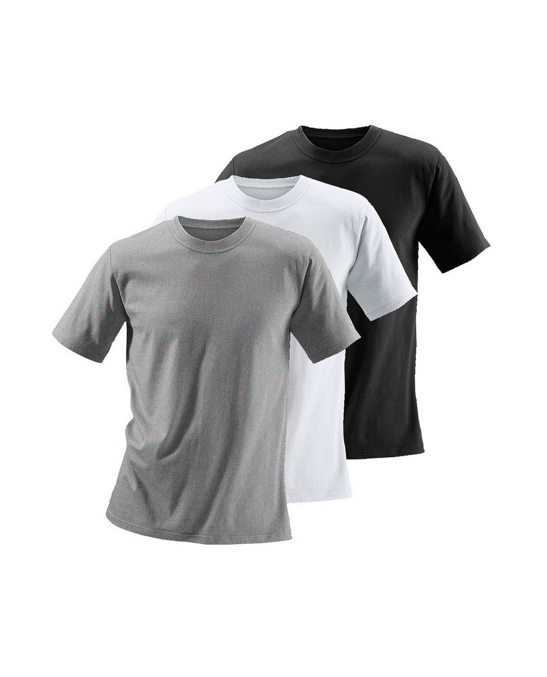 H.I.S T-shirt van katoen, perfect als ondershirt (set, 3-delig)