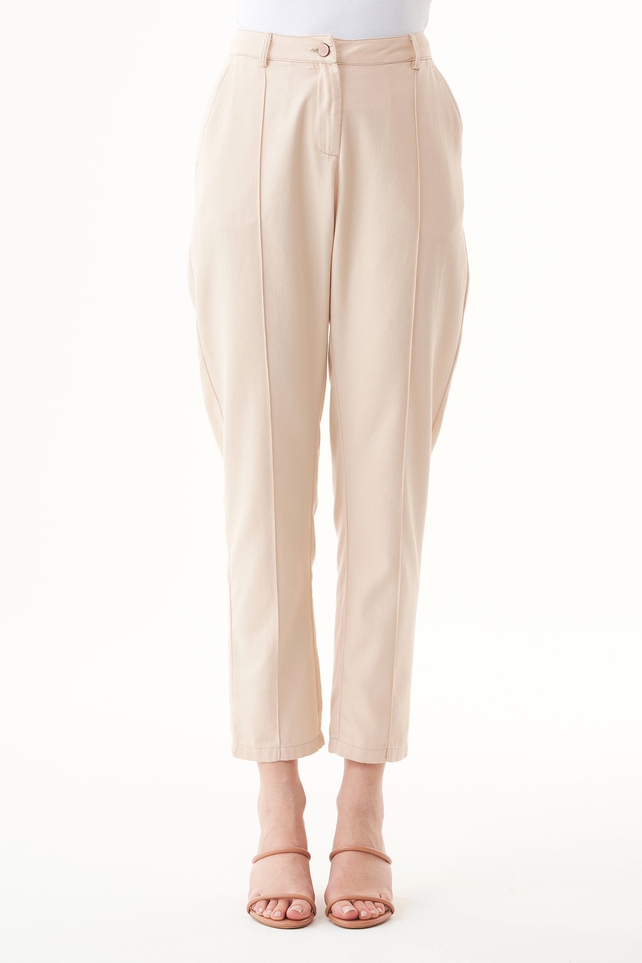 ORGANICATION Damen vegan Hose Abby Stone Beige