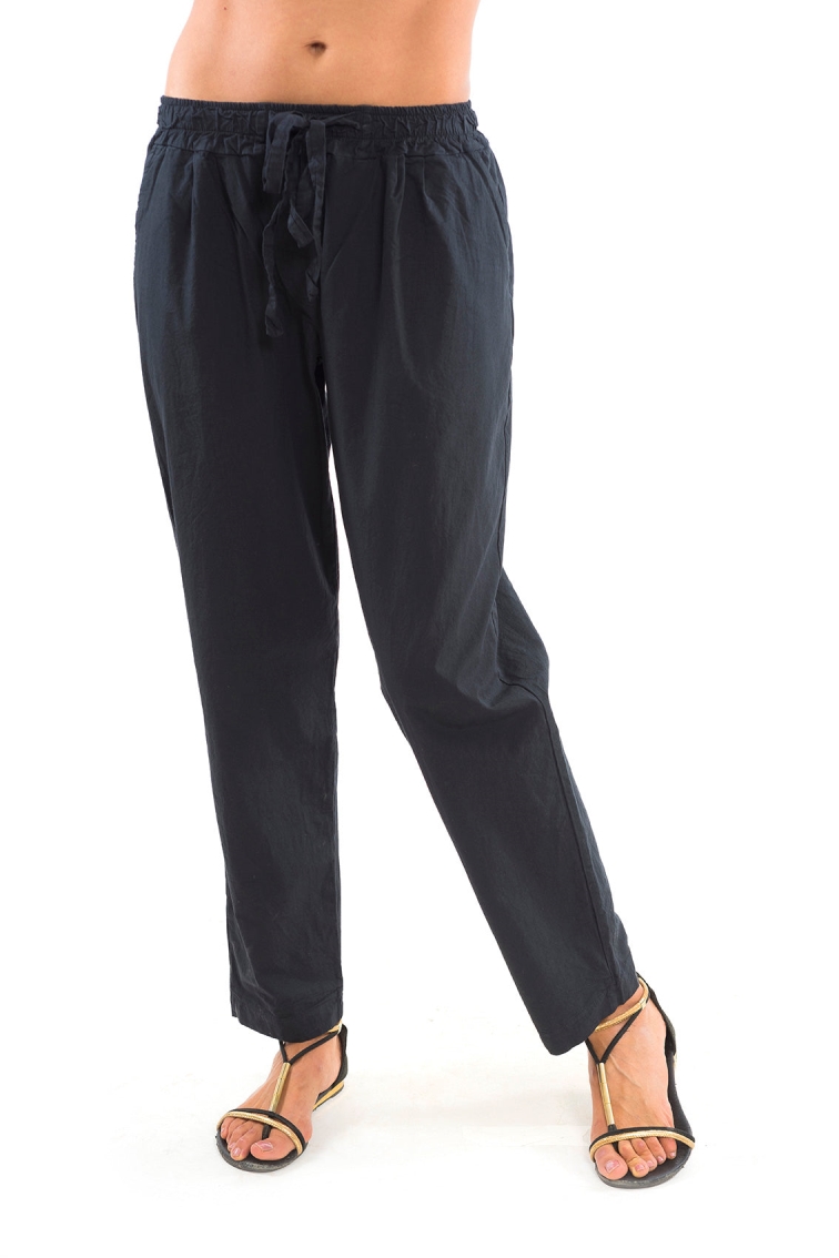 RAVENS VIEW IBIZA Damen vegan Hose Santorini Schwarz