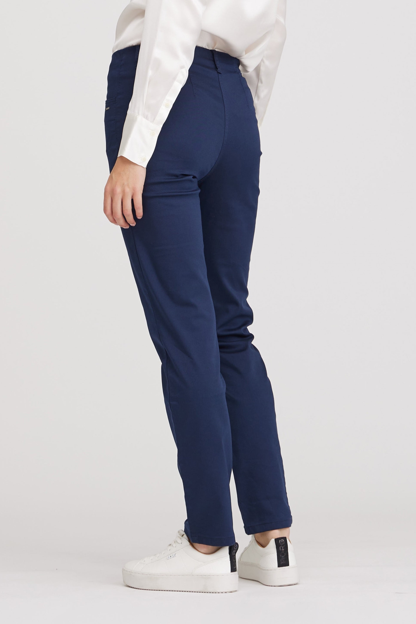 LAURIE Damen vegan Hose Kelly Regular Ml Marineblau