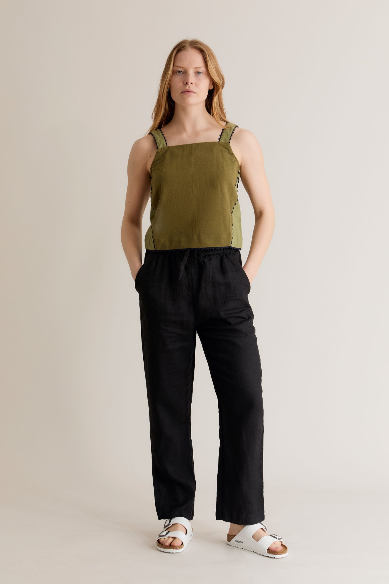 KOMODO Damen vegan Hose Rama Schwarz