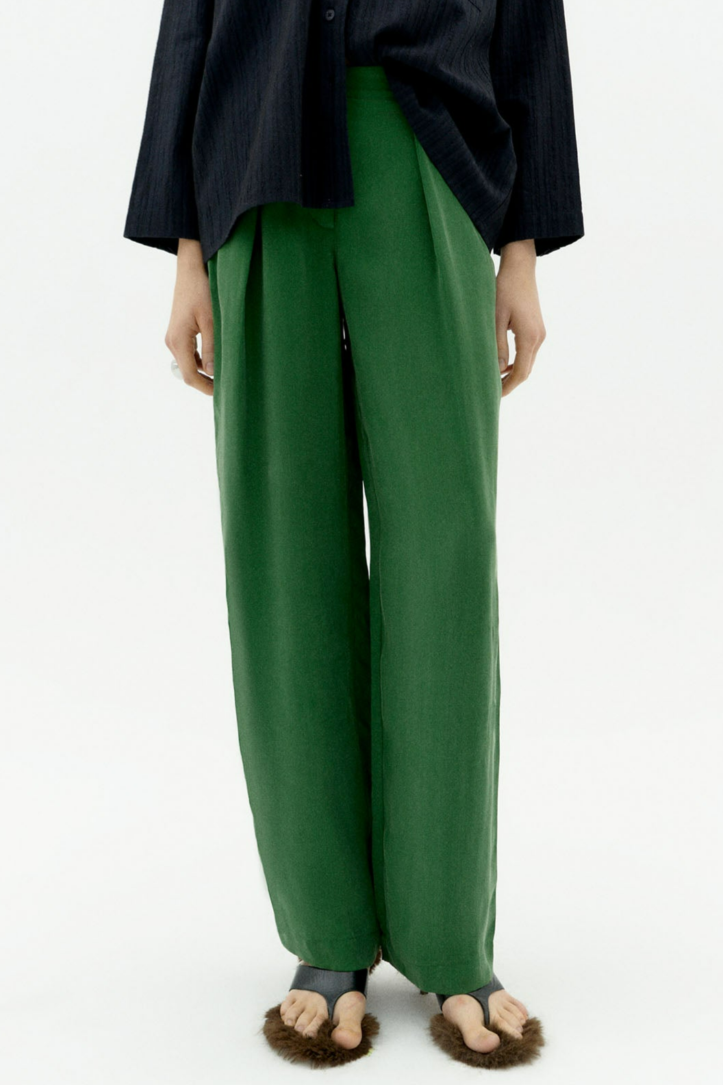 Thinking mu Damen vegan Hose Cirila GrÃ¼n