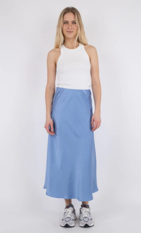 Neo Noir Bovary Skirt Dusty blue