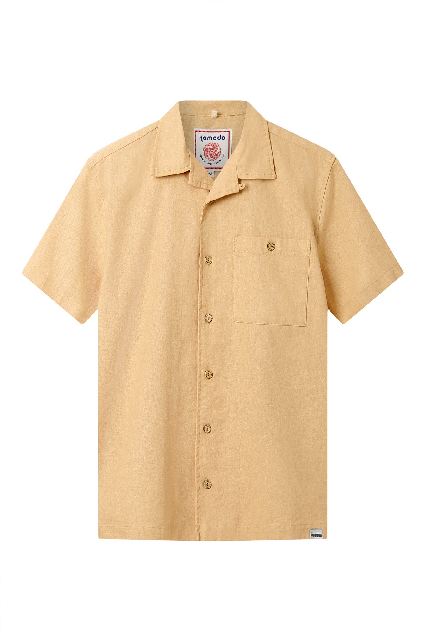 KOMODO Herren vegan Hemd Spindrift Sand Beige