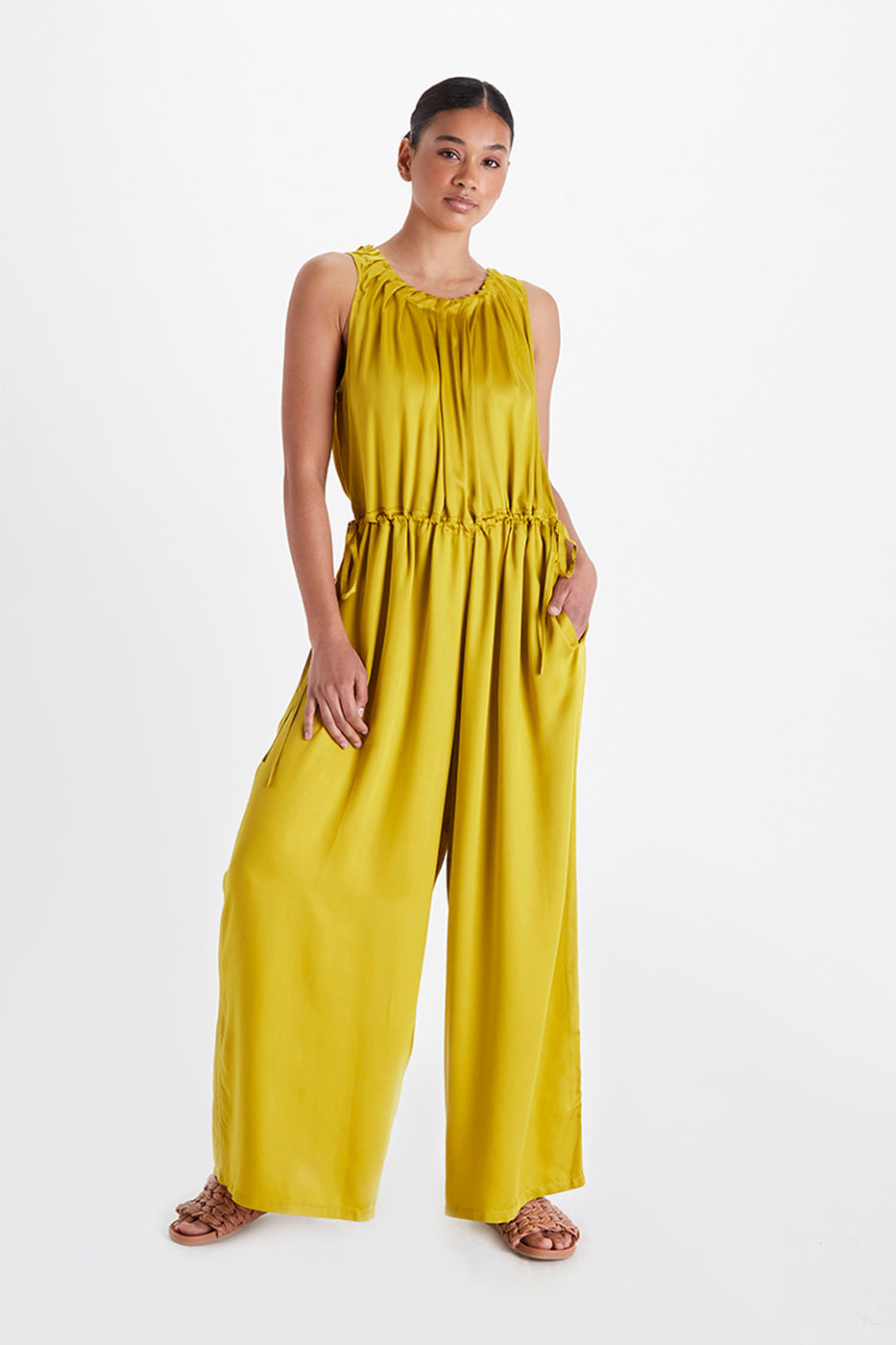 Neu Nomads Damen vegan Jumpsuit Sia Senf