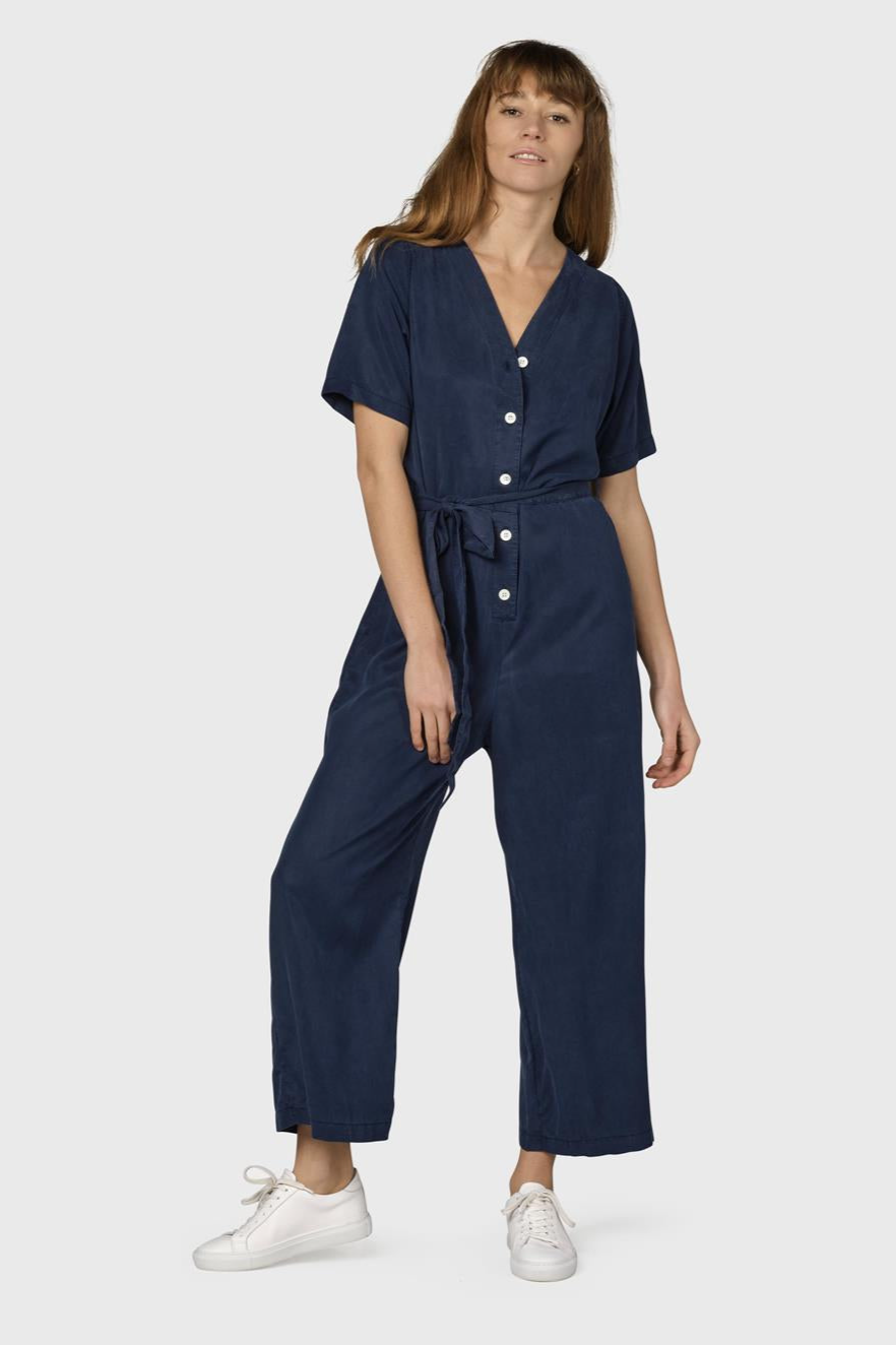 KlitmÃ¸ller Damen vegan Jumpsuit Marna Ozeanblau
