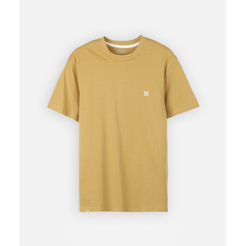 Oxbow T-shirt Korte Mouw  Effen geborduurd T-shirt met 4 flarden borduursel TEBAZ