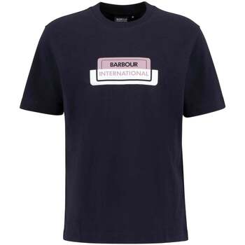 Barbour T-shirt Korte Mouw  Optic T-Shirt Black