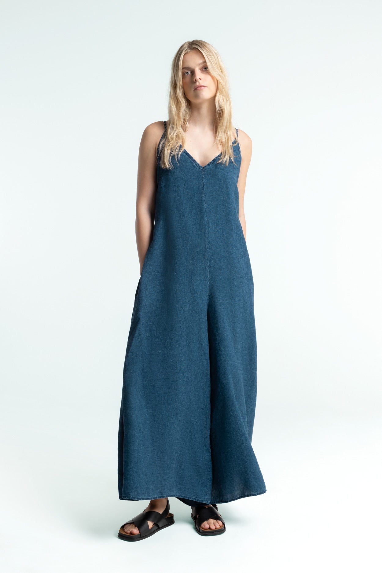 Kings Of Indigo Damen vegan Jumpsuit Mikasa Indigo