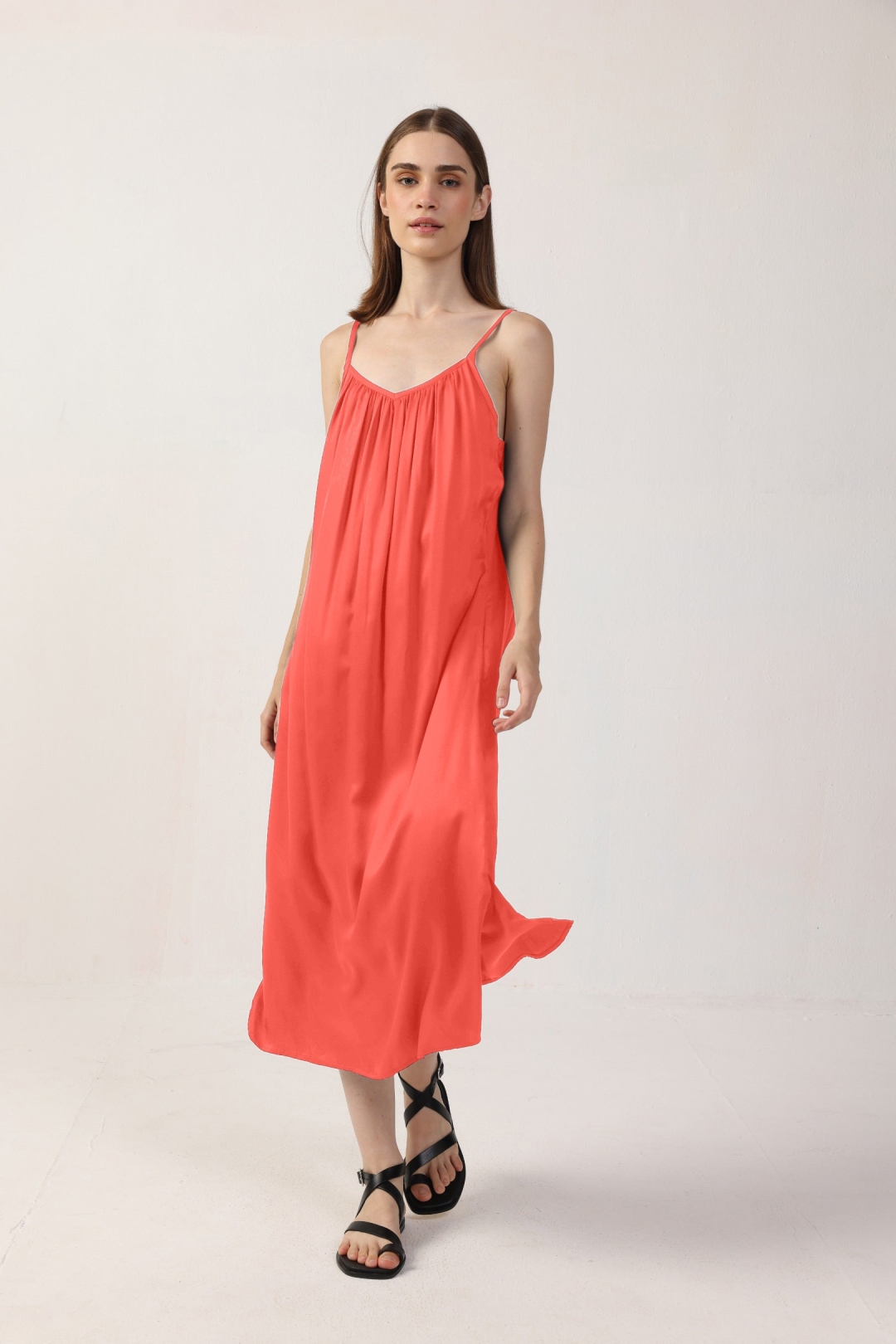 Neu Nomads Damen vegan Kleid Adele Melone