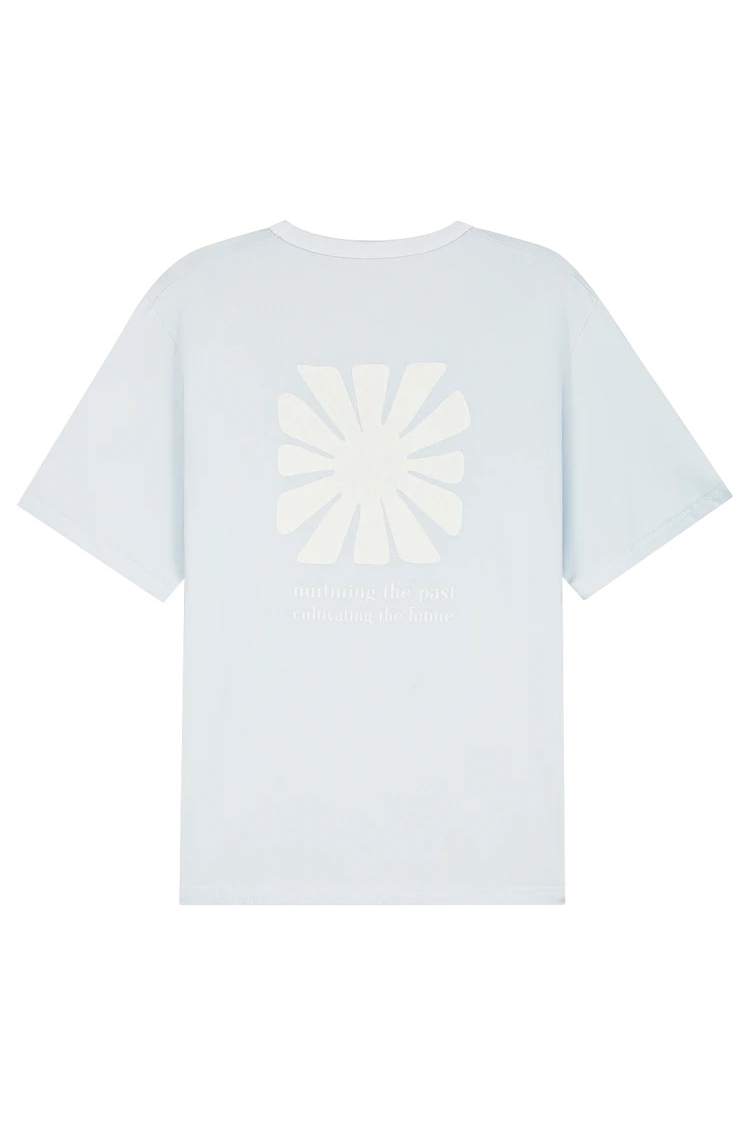 Kuyichi Herren vegan T-Shirt Liam Bedruckt Skyway